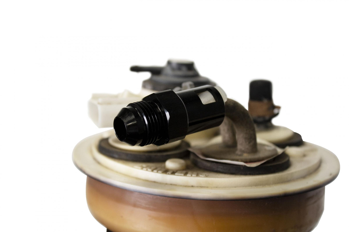 Fleece Performance FPE-QUCON-OE-38 3/8 Inch Quick Connect to -8AN Male Adapter for OEM Dodge Ram Cummins Sending Unit Fleece Performance