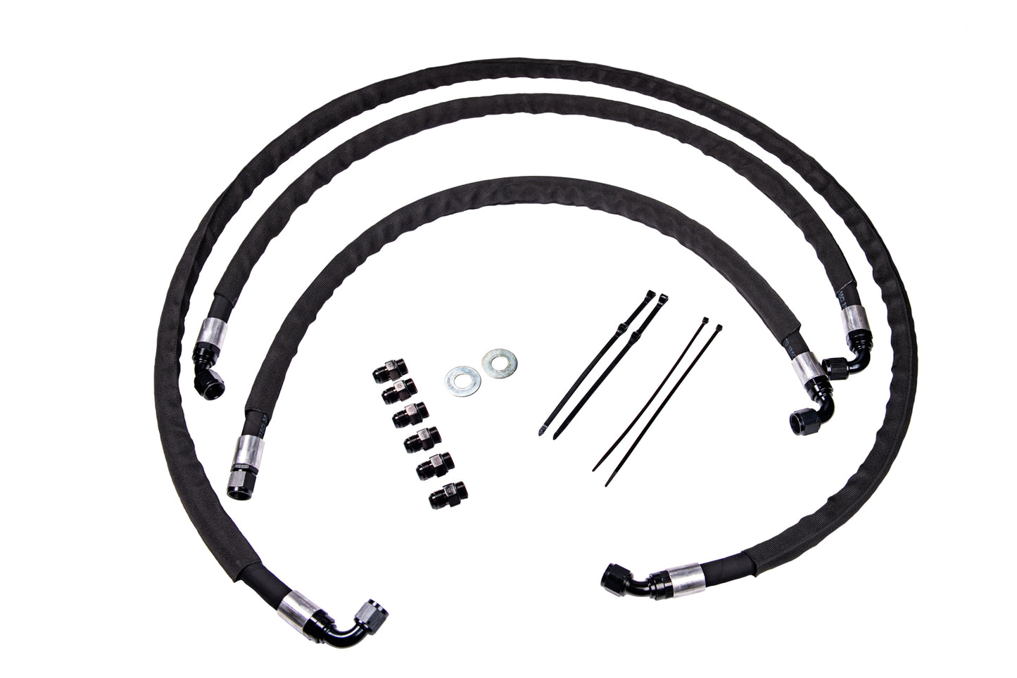 Fleece Performance FPE-TL-L5P-1719 2017-2019 GM Duramax Heavy Duty Replacement Transmission Cooler Lines 2017-2019 GM 2500/3500 Fleece Performance