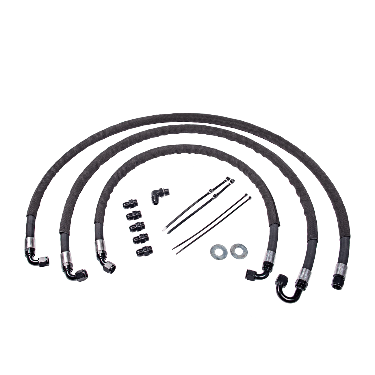 Fleece Performance FPE-TL-LML-1516 2015-2016 GM Duramax Heavy Duty Replacement Transmission Cooler Lines 2015-2016 GM 2500/3500 Fleece Performance