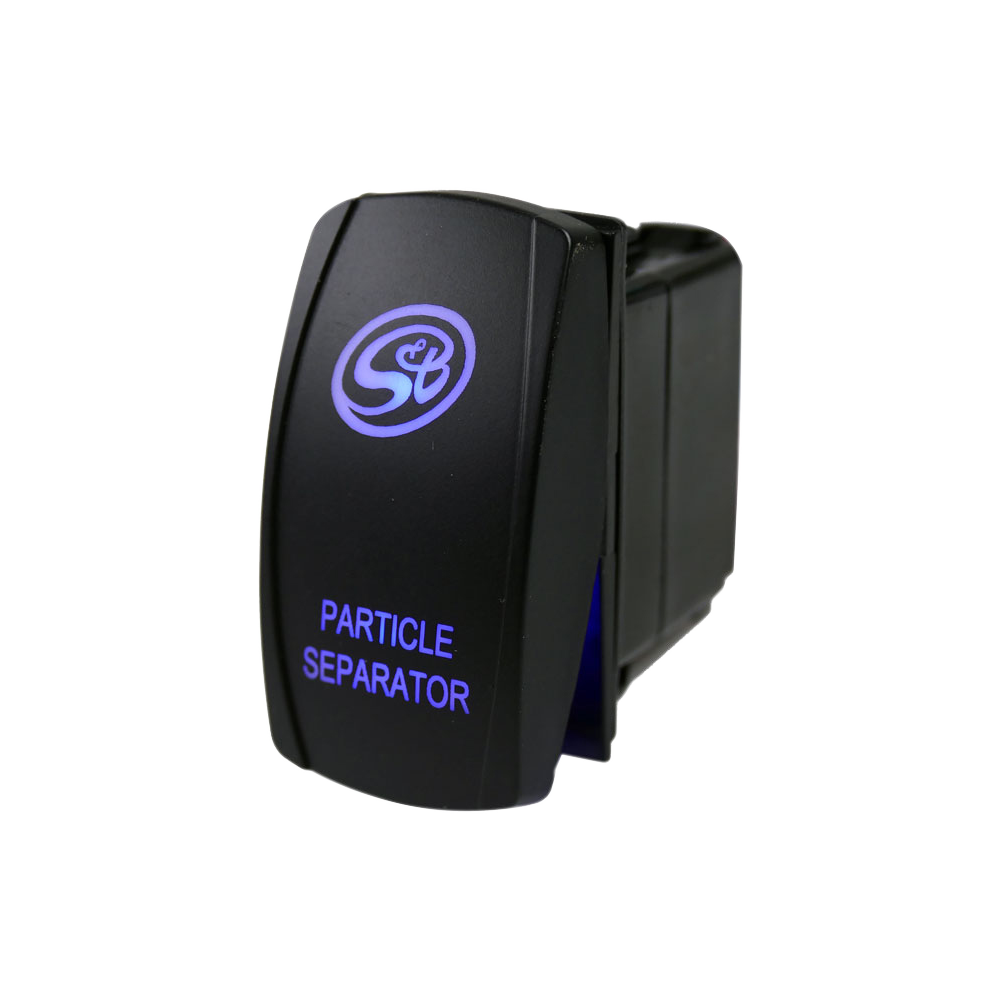 S&B Filters HP1432-00 LED Rocker Switch with Logo for Particle Separator