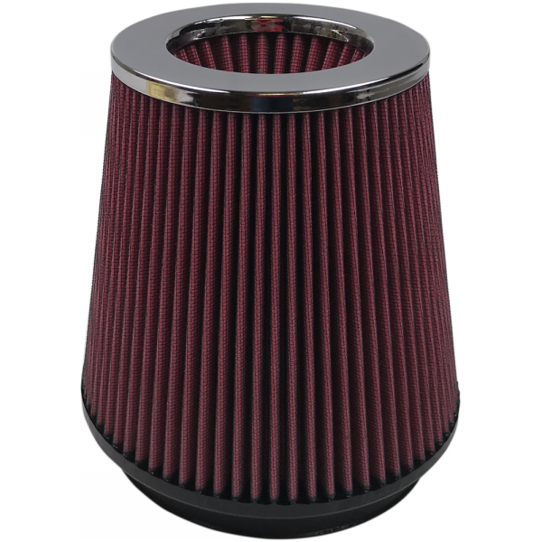 S&B Filters KF-1016 Air Filter For Intake Kits 75-2557 Oiled Cotton Cleanable 6 Inch Red