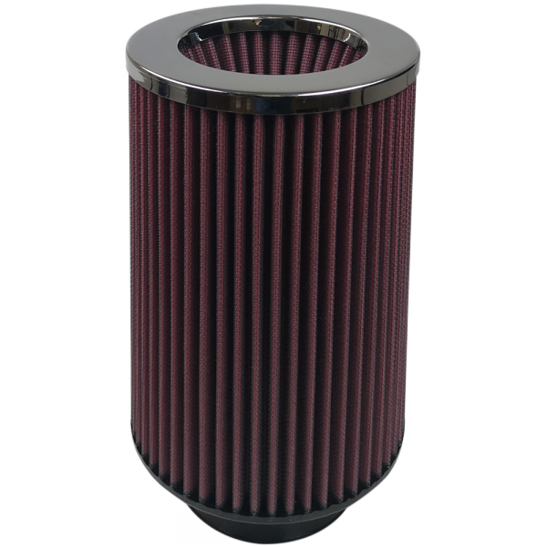 S&B Filters KF-1024 Air Filter For Intake Kits 75-2556-1 Oiled Cotton Cleanable Red