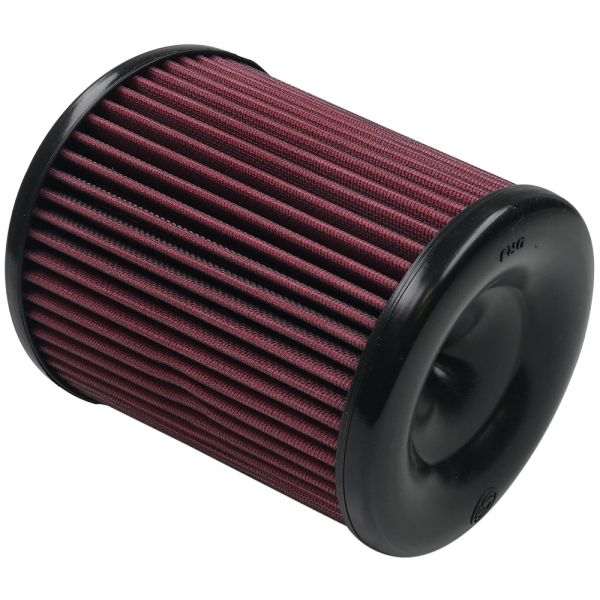 S&B Filters KF-1057 Air Filter For Intake Kits 75-5060, 75-5084 Oiled Cotton Cleanable Red
