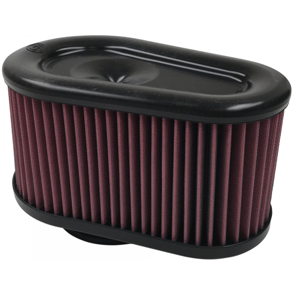 S&B Filters KF-1064 Air Filter For Intake Kits 75-5086,75-5088,75-5089 Oiled Cotton Cleanable Red