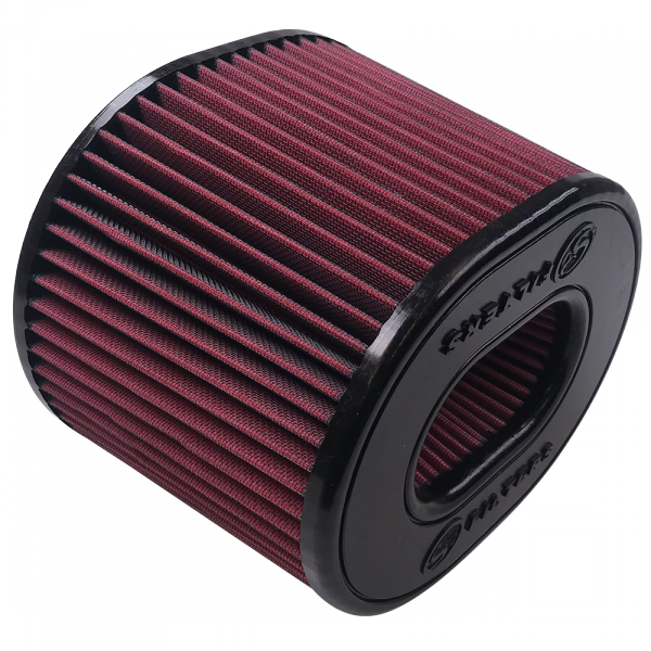 S&B Filters KF-1068 Air Filter For Intake Kits 75-5021 Oiled Cotton Cleanable Red