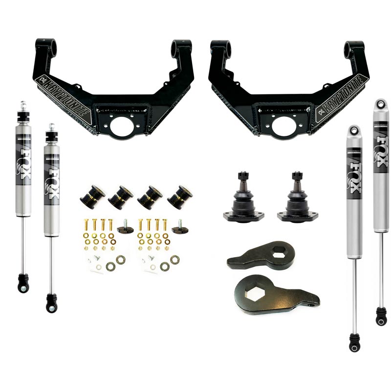Kryptonite KR10STAGE3FOX Stage 3 Leveling Kit With Fox Shocks