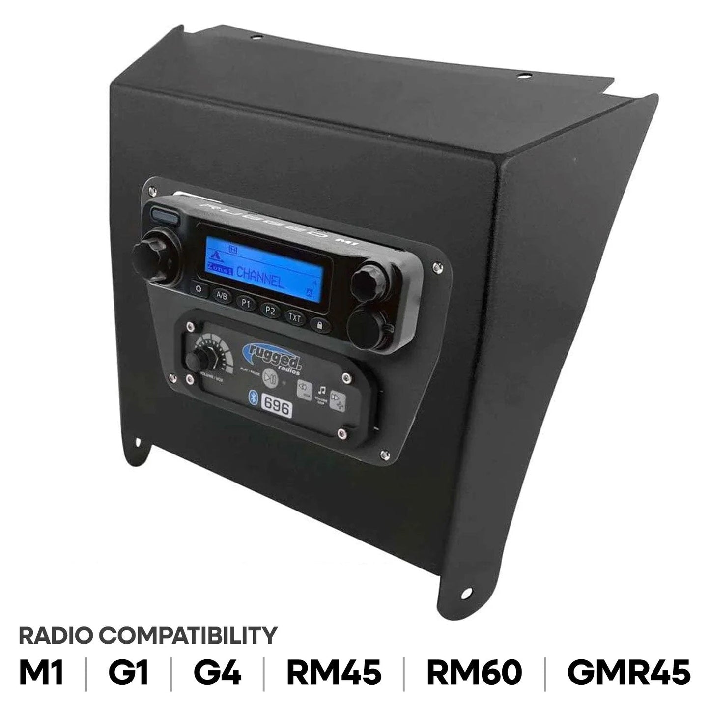 Rugged Radios MT-KRX-MM-ICOM Kawasaki KRX Multi-Mount Kit for Rugged Mobile Radios and Intercom - Icom F5021