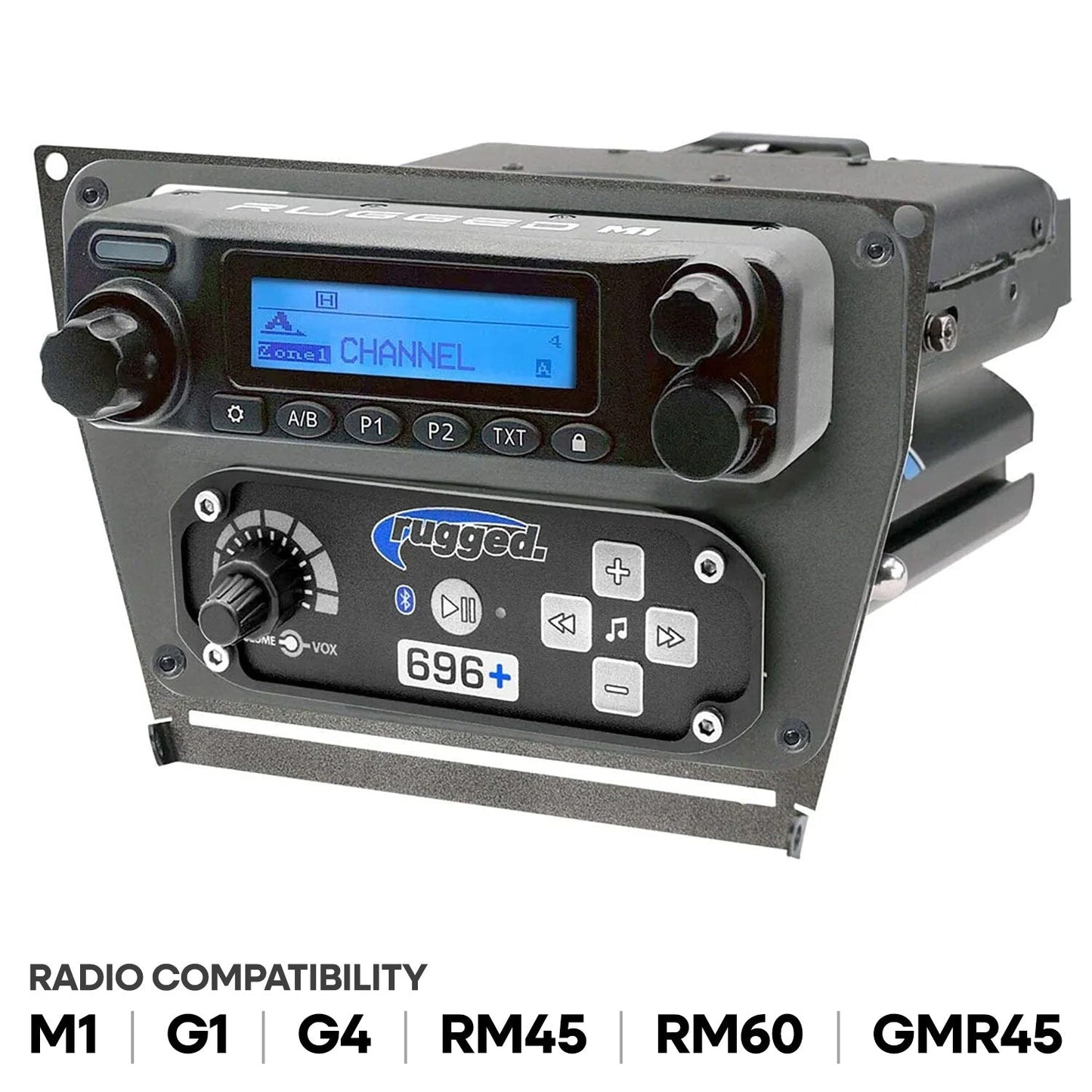 Rugged Radios MT-PRO-MM-25WP Polaris RZR PRO XP RZR Turbo R and RZR PRO R Dash Mount Radio and Intercom - Rugged GMR25