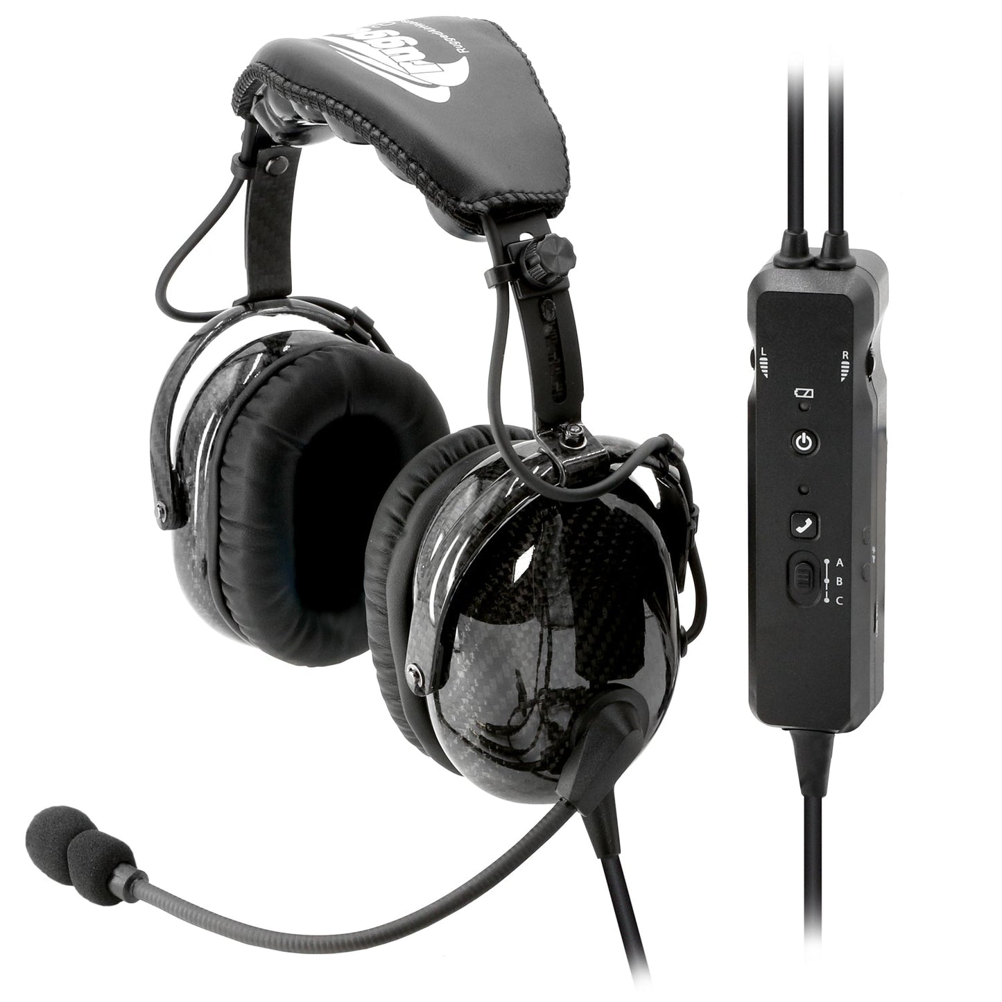 Rugged Radios RA980-BT-ANR Rugged Air RA980 Bluetooth Cell Phone ANR General Aviation Pilot Headset