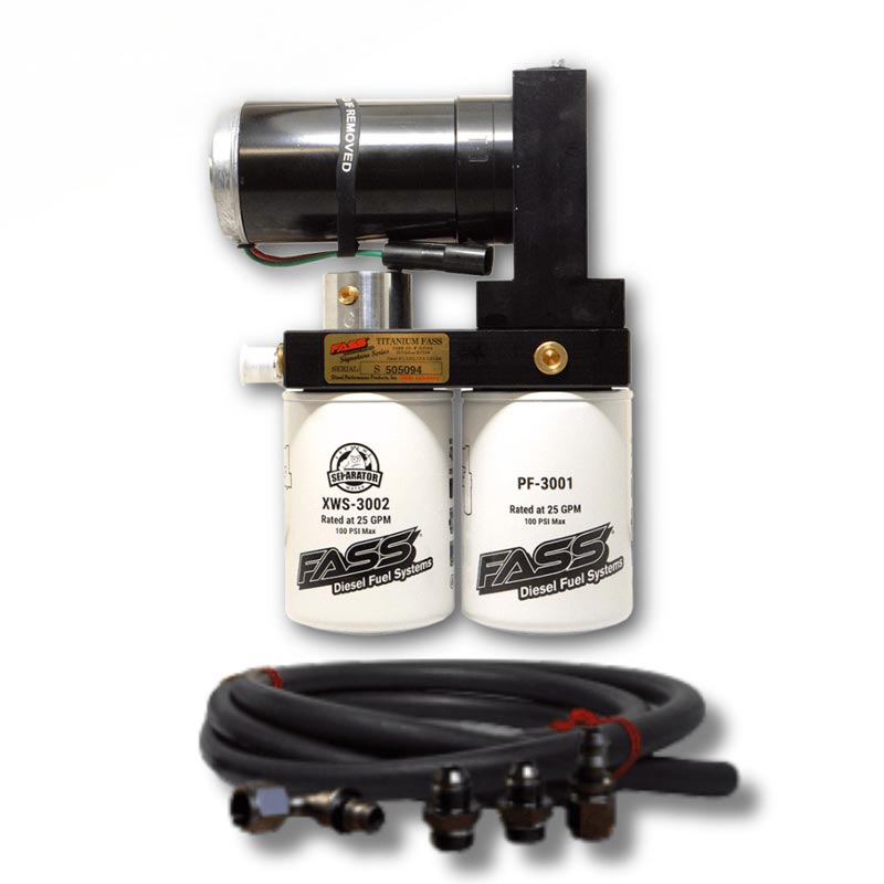 FASS TSPF18180F140G Titanium Signature Series Plus Diesel Fuel System 180F 140GPH Ford Powerstroke 6.7L 2017-2021