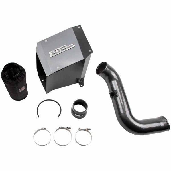 Wehrli Custom Fab WCF100191-FTB 4" Intake Kit W/Air Box Texture Black