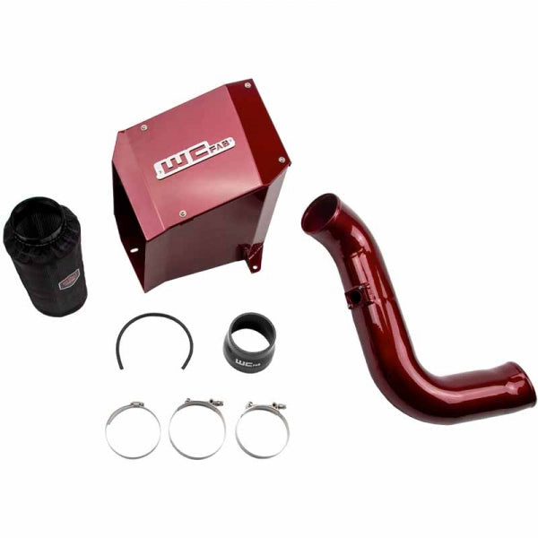 Wehrli Custom Fab WCF100192-RED 4" Intake Kit W/Air Box - WCFab Red