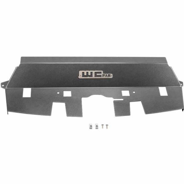 Wehrli Custom Fab WCF100539-FTB Aluminum Radiator Cover - Fine Black