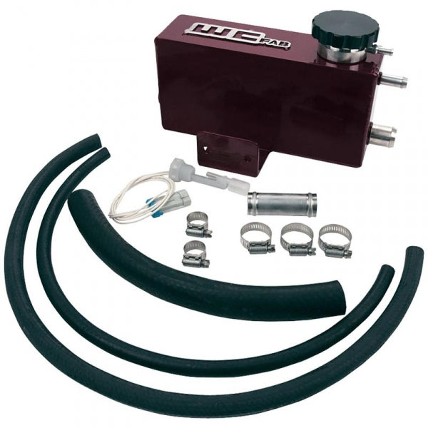 Wehrli Custom Fab WCF100642-RAW Twin Turbo Style Coolant Tank - Raw