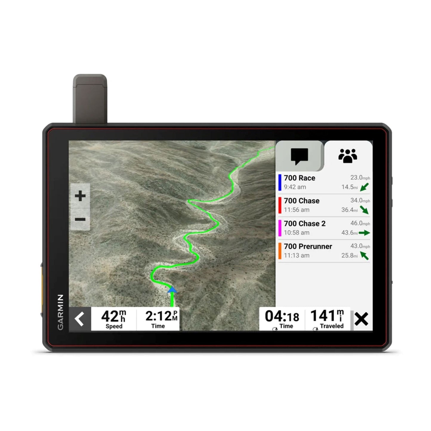 Rugged Radios GPS-TREAD-CHASE Garmin Tread XL - Baja Chase Edition - 10 Off-Road Chase Navigator