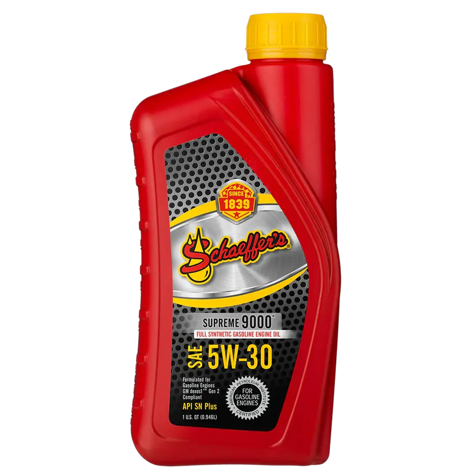 Schaeffer's 9003D-012-1 Supreme 9000™ Full Synthetic Gasoline Engine Oil 5W-30 Oil (Quart)