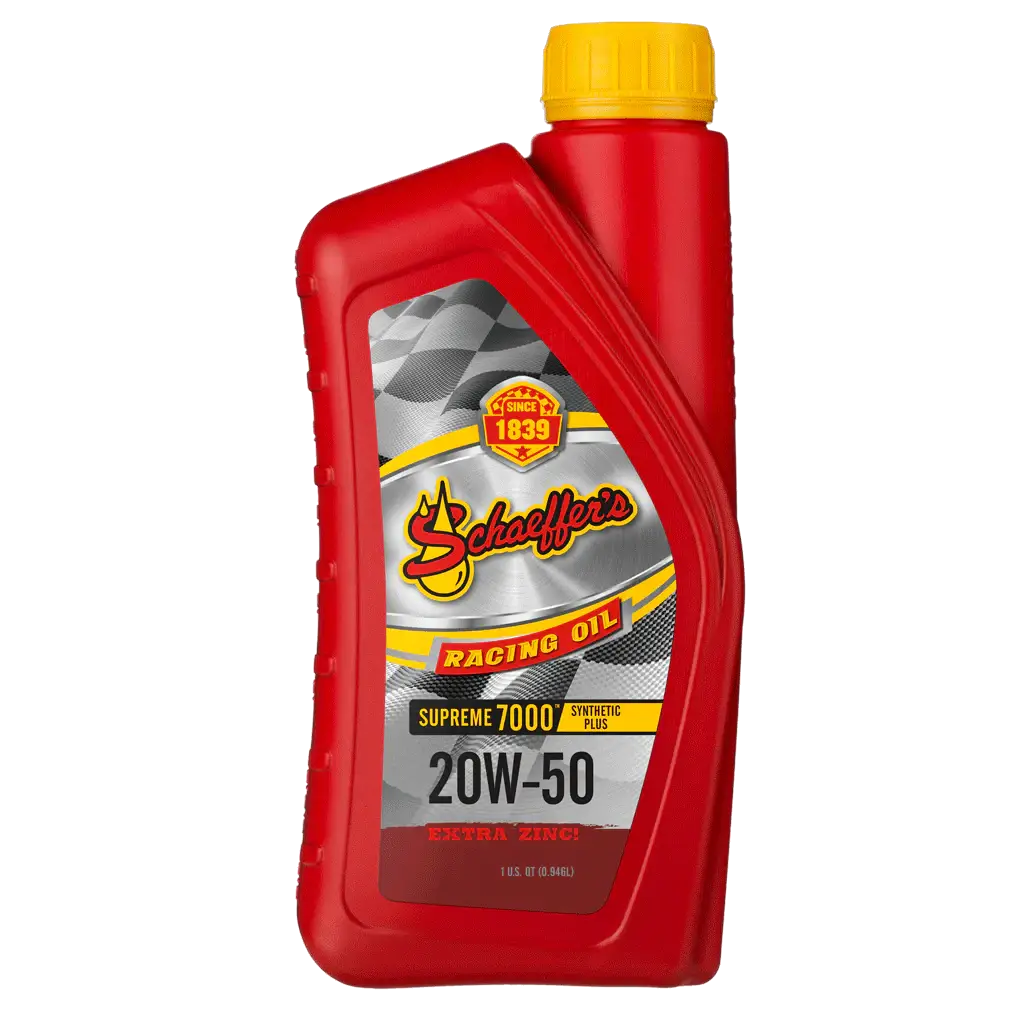 Schaeffer's 0705-012-1 Supreme 7000™ Synthetic Plus Racing Oil 20W-50 Oil (Quart)
