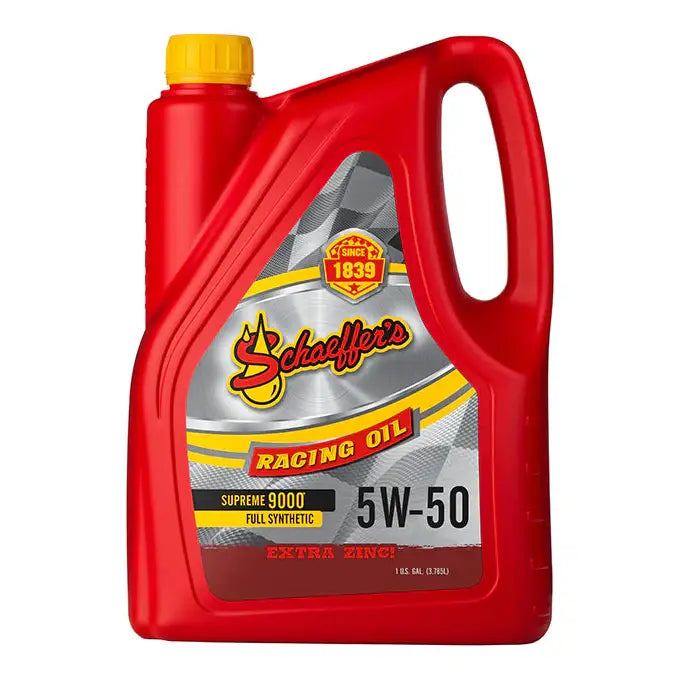 Schaeffer's 9001-006-1 Supreme 9000™ Full Synthetic Racing 5W-50 Oil (Gallon)