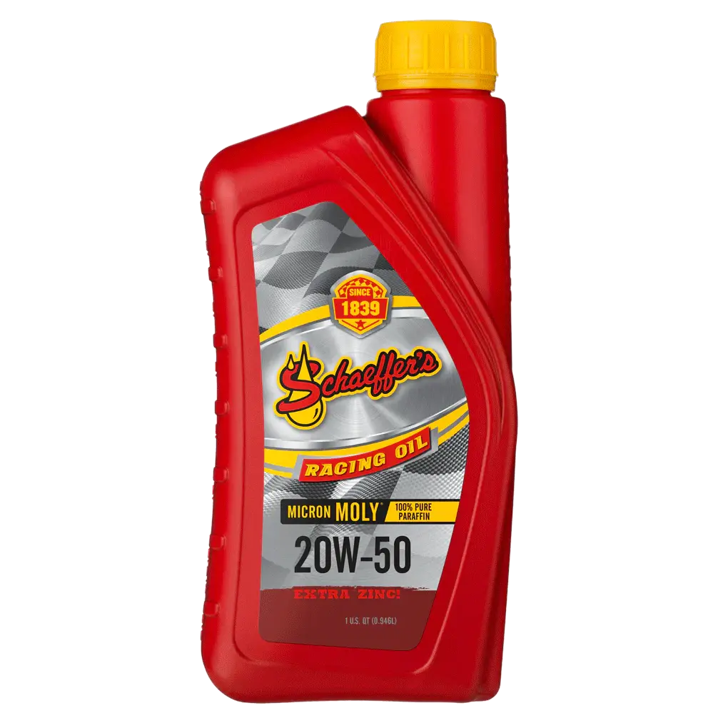 Schaeffer's 0191-012-1 Micron Moly® Racing Oil 20W-50 Oil (Quart)