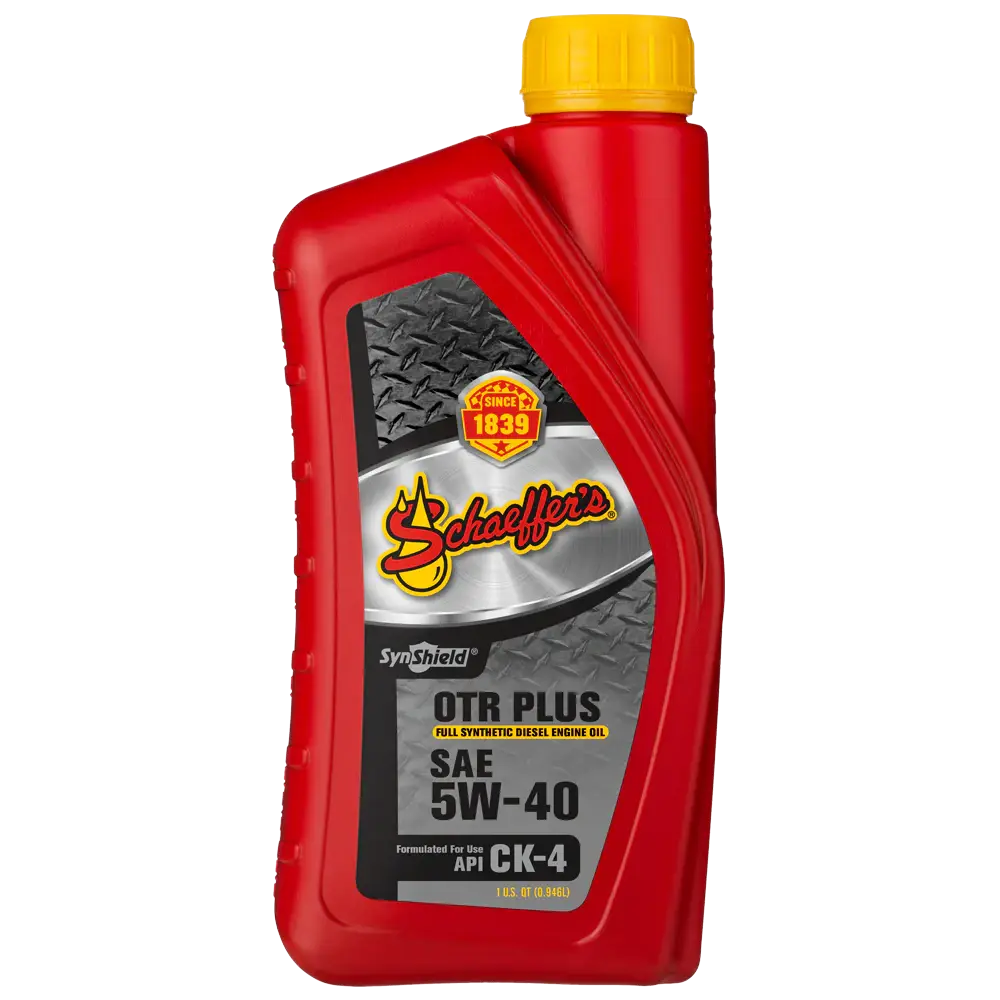 Schaeffer's 9000-012-1 SynShield OTR Plus Full Synthetic 5W-40 Oil (Quart)