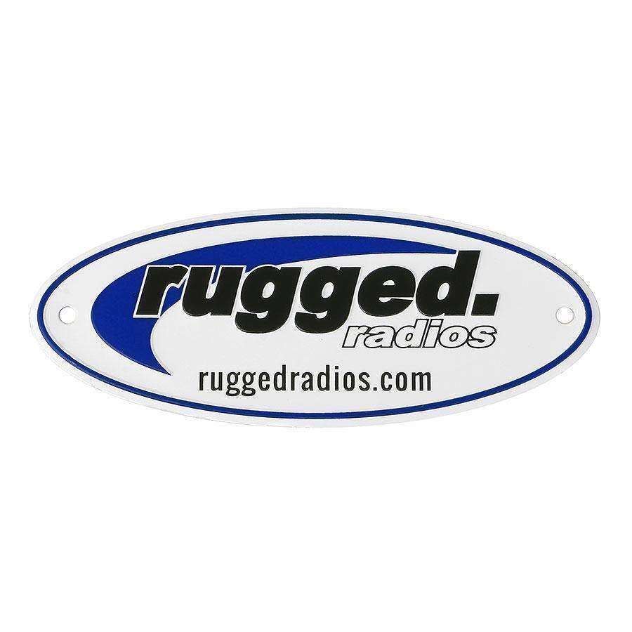 Rugged Radios RUGGED-BADGE 3 Metal Rugged Radios Embossed Badge