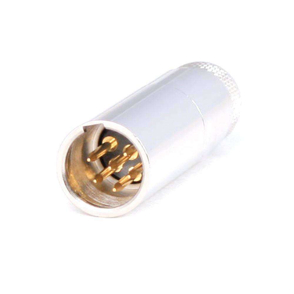 Rugged Radios C6P-ML 6-Pin Male Mini XLR Connector TA6ML