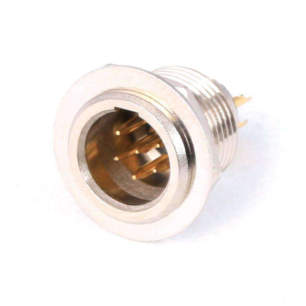 Rugged Radios C6P-PM 6-Pin Panel Mount Mini XLR Connector TB6M
