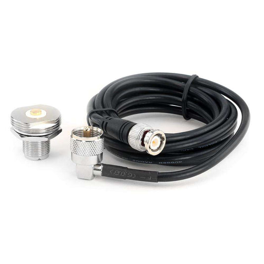 Rugged Radios NMO-RACE-BNC 7 Ft Antenna Coax Cable Kit with BNC Connector for handheld radios - by Rugged Radios