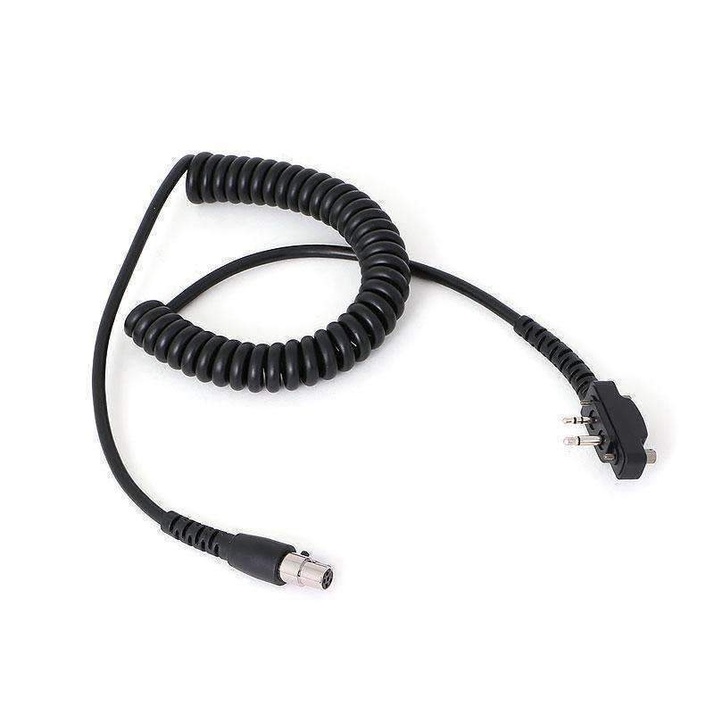 Rugged Radios CC-ICOM-B Icom Bolt On Handheld Radio - Headset Coil Cord