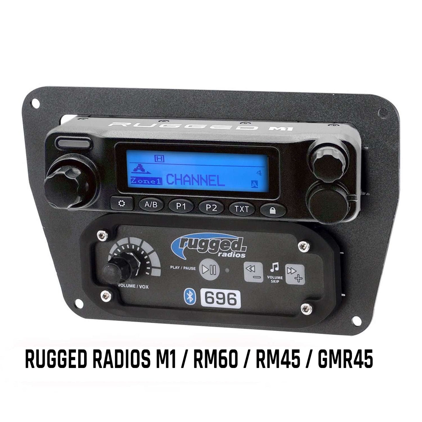 Rugged Radios MT-DMU-RUGGED Multi Mount Insert or Standalone Mount for Intercom and Radio - Rugged Radios M1 / G1 / G4 / RM60 / RM45 / GMR45