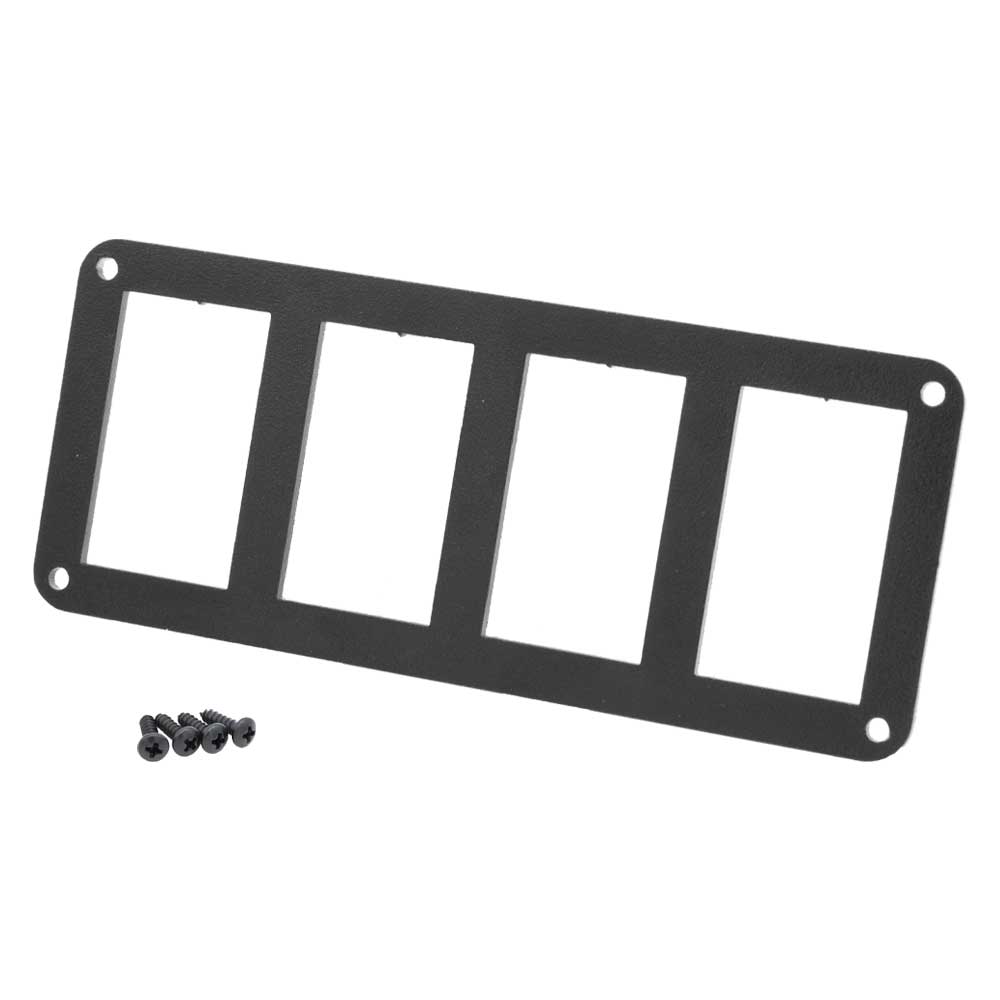Rugged Radios MT-SW-BEZ-4 Rocker Switch Panel Bezel for OBS Ford Bronco F150 and F250 Dash