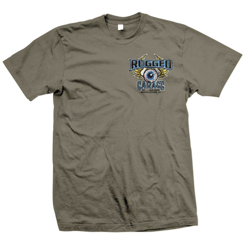 Rugged Radios MSRG-L Rugged Radios GARAGE T-Shirt - Grey - Large