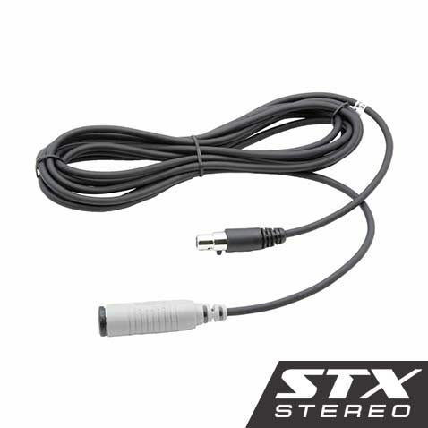 Rugged Radios CS-STX-16 STX STEREO Straight Cable to Intercom (Select Length) - 16 Feet