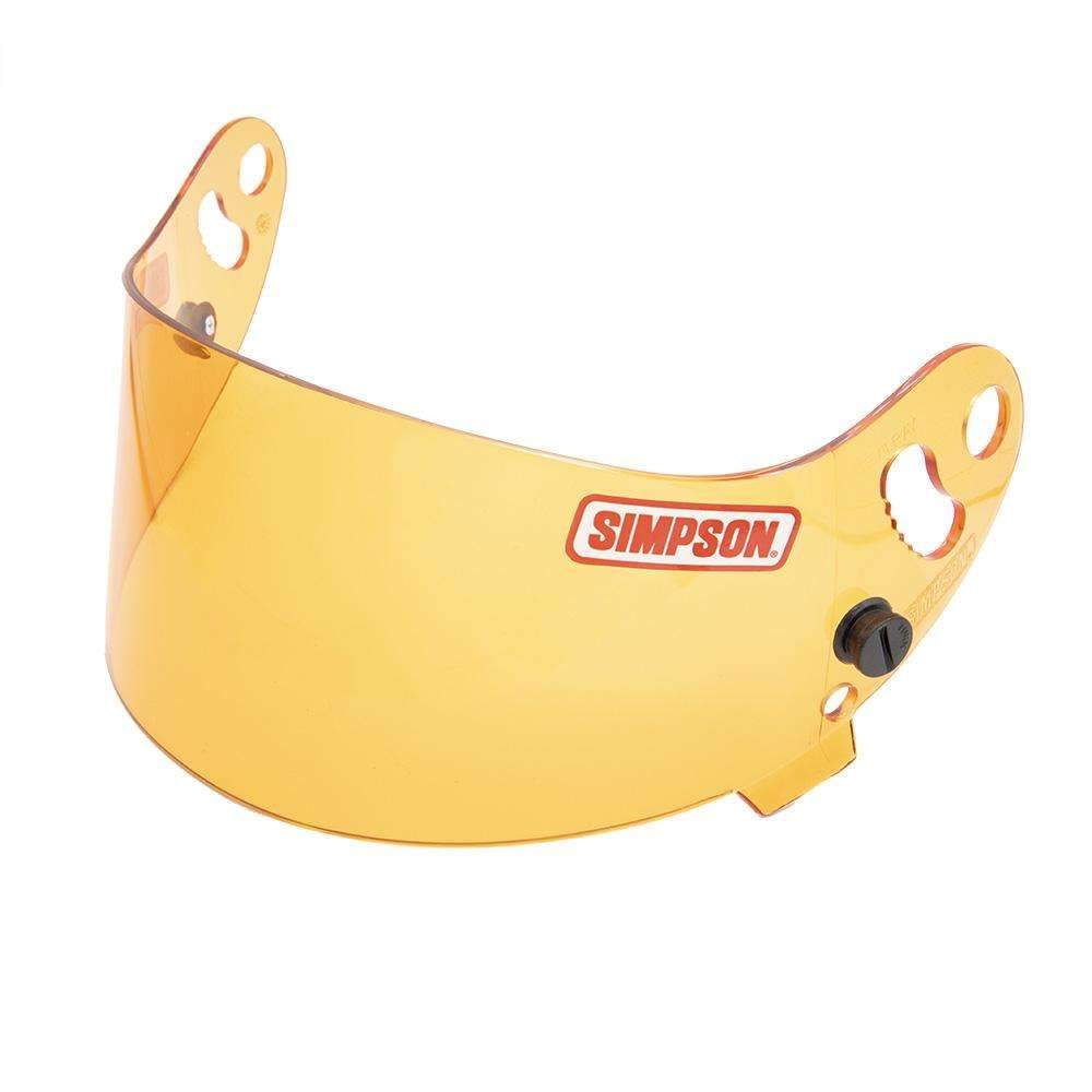 Rugged Radios SIMPSON-SHIELD-AMBER Simpson Devil Ray Amber Helmet Shield for Desert Devil Helmet