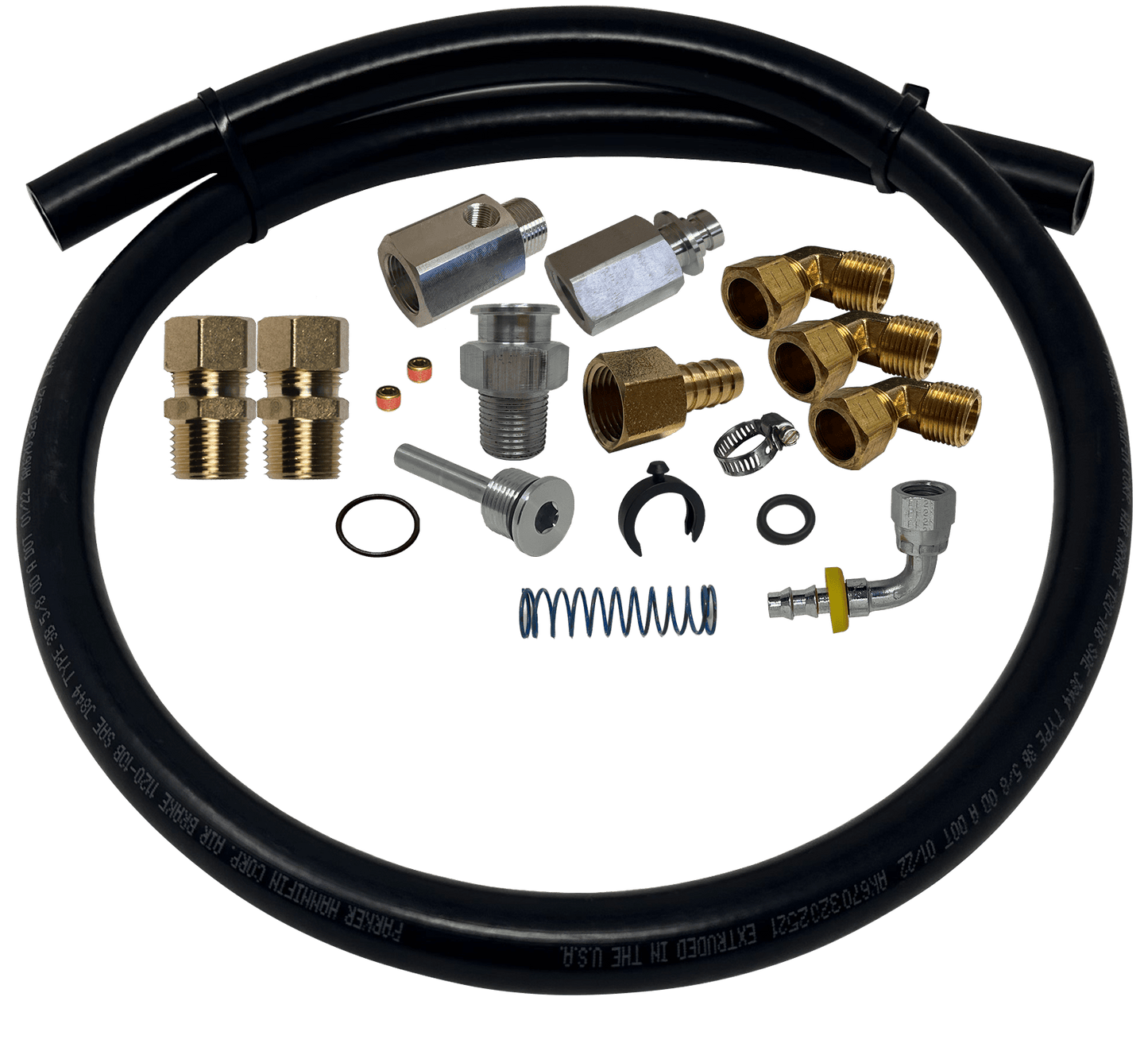 FASS PAK2001 PACCAR Fuel Line Adapter Kit for Trucks without Frame Mounted Water Separator