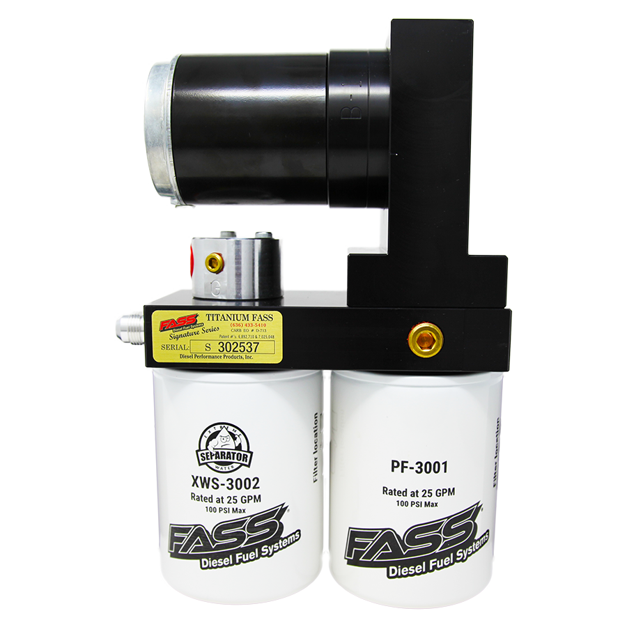 FASS TSC10165G Titanium Signature Series Diesel Fuel System 165GPH GM Duramax 6.6L 2001-2010