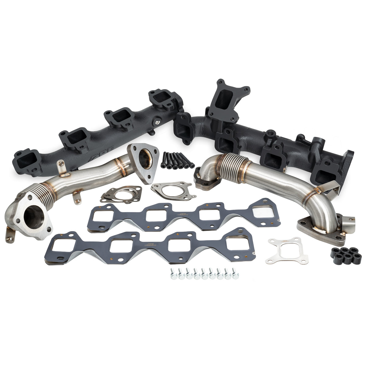 PPE Diesel 116112520 Manifolds and Up-Pipes GM 2017+ L5P - Black