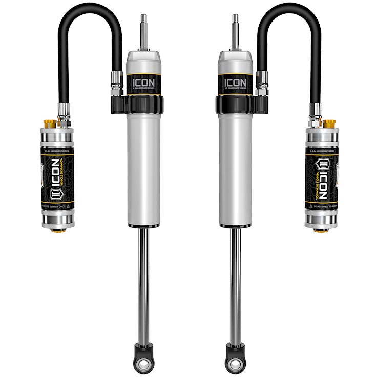 ICON 217802CP 2.5 VS Remote Reservoir Shock Absorber W/CDCV (Pair)