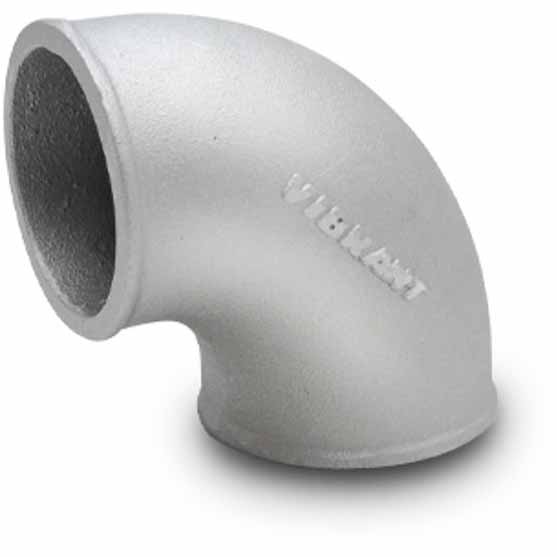 Vibrant 2872 2" Cast Aluminum 90 Degree Bend