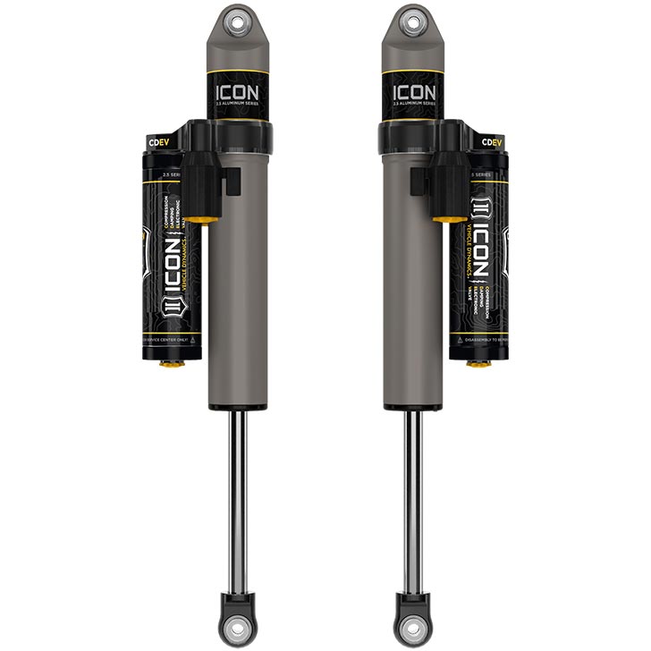 ICON 37701EP 2.5 VS Piggyback Shock Absorber W/CDEV (Pair)