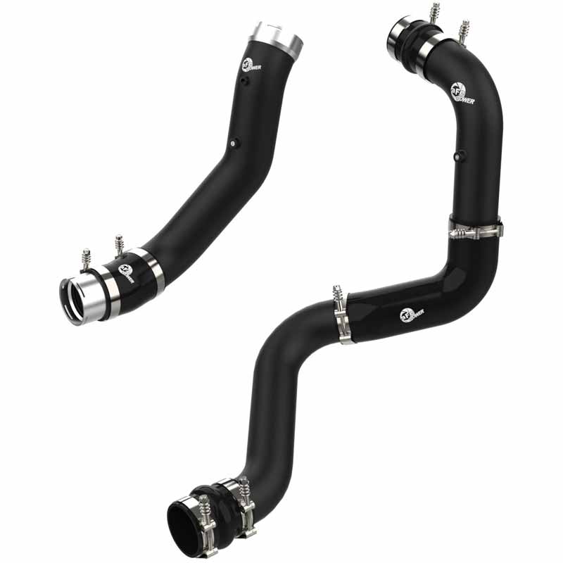 AFE 46-20444-B BladeRunner Black Hot & Cold Side Intercooler Pipe Kit
