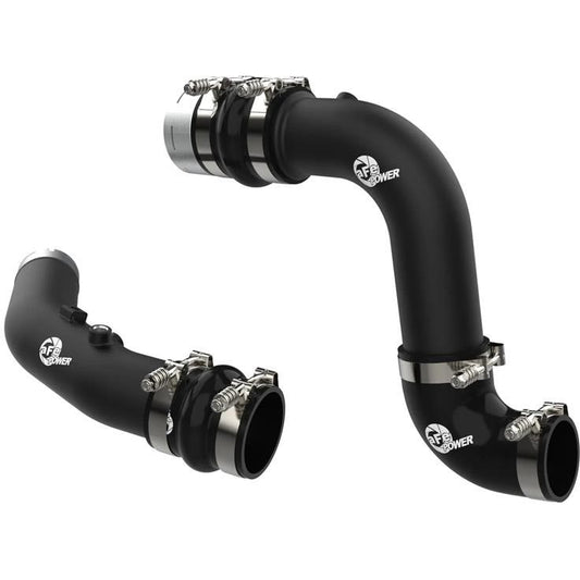 AFE 46-20684-B BladeRunner Black Hot & Cold Side Intercooler Pipe Kit