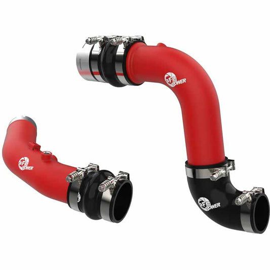 AFE 46-20684-R BladeRunner Hot & Cold Side Intercooler Pipe Kit - Red