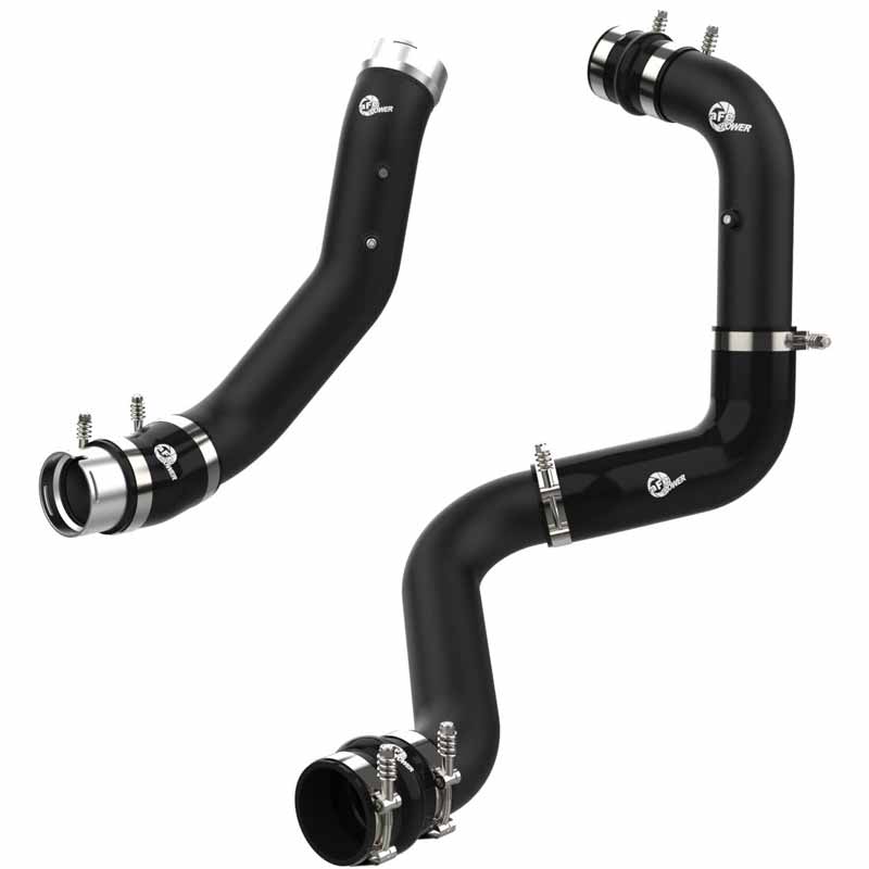 AFE 46-20704-B BladeRunner Black Hot & Cold Side Intercooler Pipe Kit