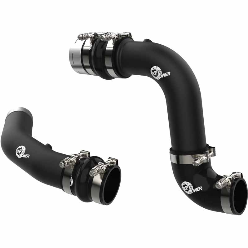 AFE 46-20734-B BladeRunner Black Hot & Cold Side Intercooler Pipe Kit