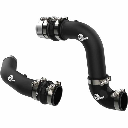 AFE 46-20734-B BladeRunner Black Hot & Cold Side Intercooler Pipe Kit