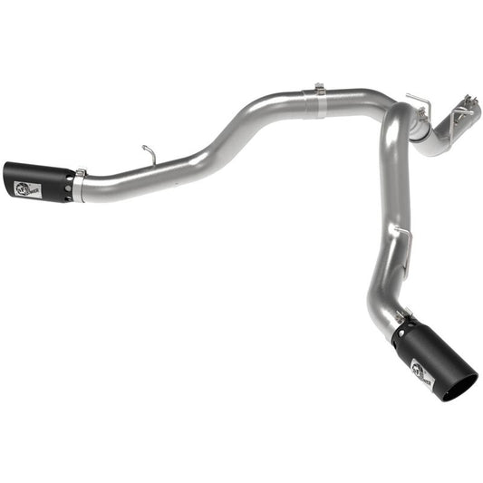 AFE 49-44126 Large Bore HD 4" Dual Filter-Back Exhaust System