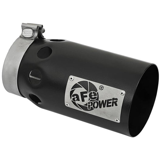 AFE 49T40501-B10 Rebel XD Series Black Exhaust Tip