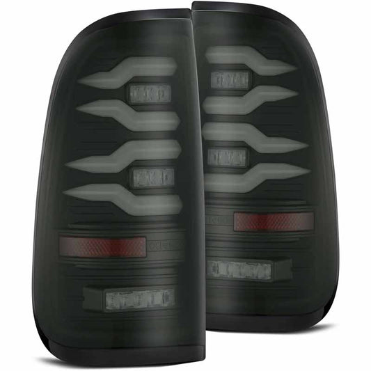 AlphaRex 658002 LUXX-Series Black LED Tail Lights