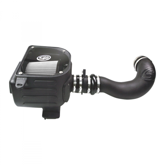 S&B Filters 75-5021D Cold Air Intake For 07-08 GMC Sierra 4.8L, 5.3L, 6.0L Dry Dry Extendable White